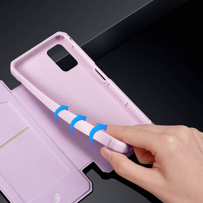 DUX DUCIS Skin X Bookcase type case for Samsung Galaxy A03s pink