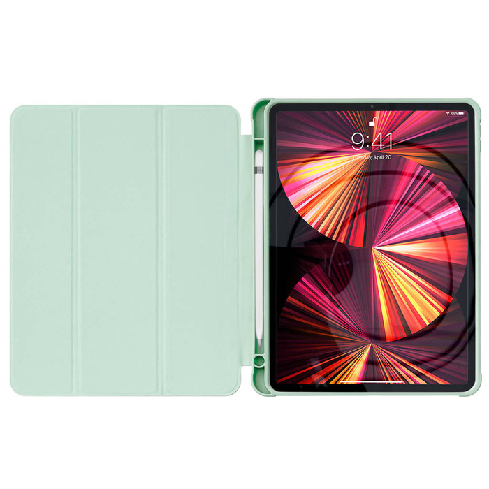 Stand Tablet Case Smart Cover with kickstand for iPad mini 2021 green