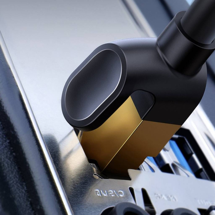 Cable de red Baseus Speed Seven High Speed RJ45 10Gbps 8m Negro (WKJS010601)