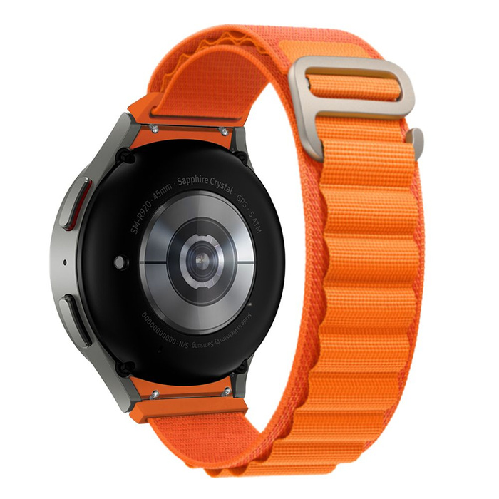 TECH-PROTECT NYLON PRO SAMSUNG Galaxy Watch 4 / 5 / 5 PRO (40 / 42 / 44 / 45 / 46 MM) ORANGE