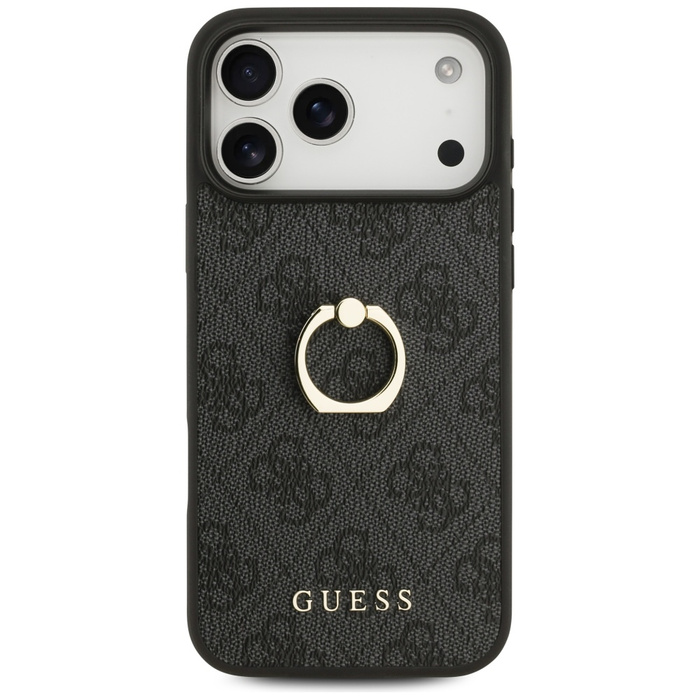 Etui Guess 4G Ring Stand do iPhone 17    Pro Max czarny