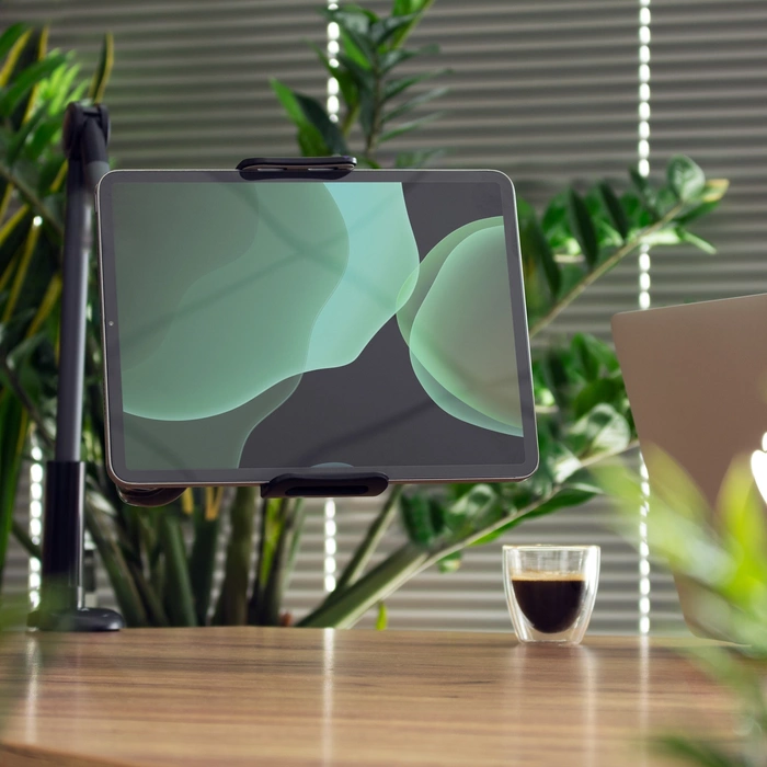 ANJ-85+25 Clip Wozinsky Desk Tablet holder with extendable arm black