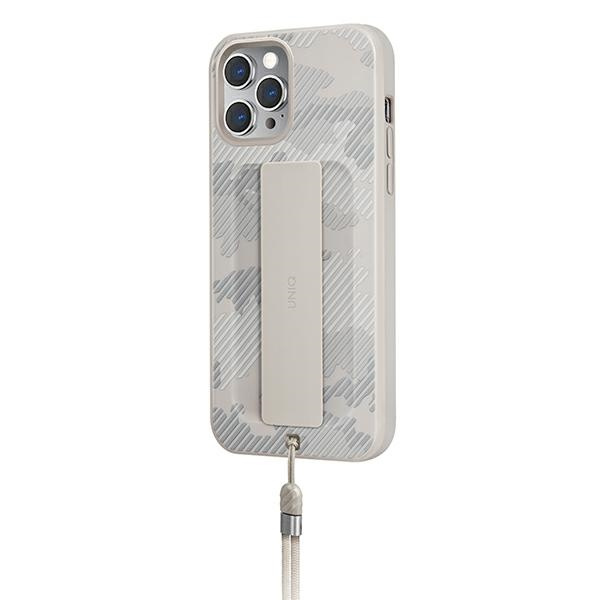 Apple iPhone Case UNIQ iPhone 12 Pro Max Moro Heldro Antimicrobial Beige Case