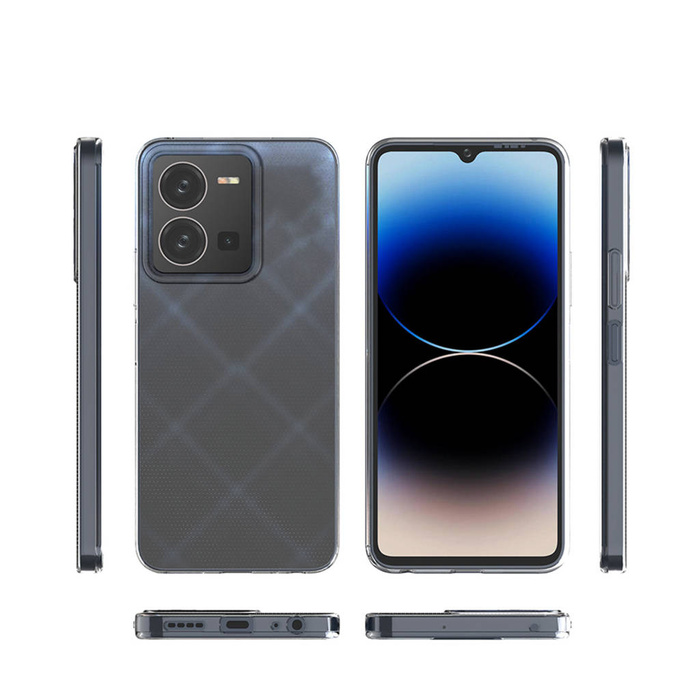 Ultra průhledné 0,5mm pouzdro pro Vivo Y35 / Vivo Y22 / Vivo Y22s Thin Cover Transparent