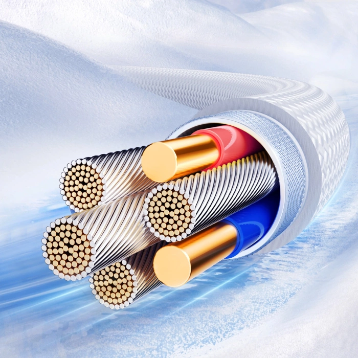 Joyroom S-A42 Crystal-Clear Serie 3A USB-A – Lightning Kabel 1,2 m – Weiß