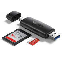 Adaptateur Ugreen de carte SD / micro SD (USB-A / USB-C) noir (CM304)
