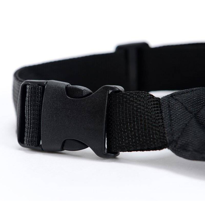 Marsupio da corsa in vita portacellulare chiavi documenti portafoglio nero