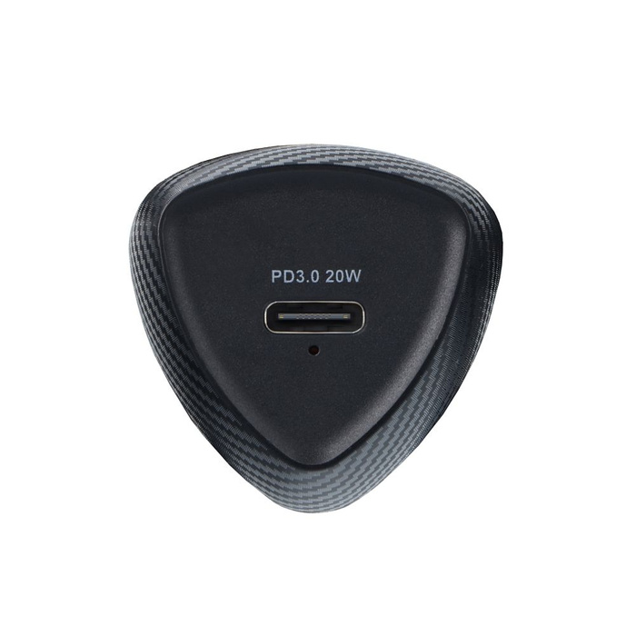 FORCELL F-ENERGY Carbon CC50-1C ładowarka samochodowa Typ C + kabel Typ C do Typ C PD 3A 20W czarna
