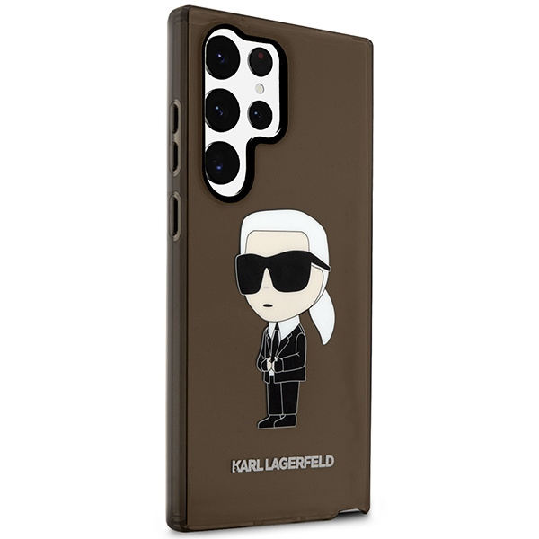 Coque Karl Lagerfeld Klhcs23lhniktck S23 Ultra S918 Black/Black Hardcase Ikonik Karl Lagerfeld Case