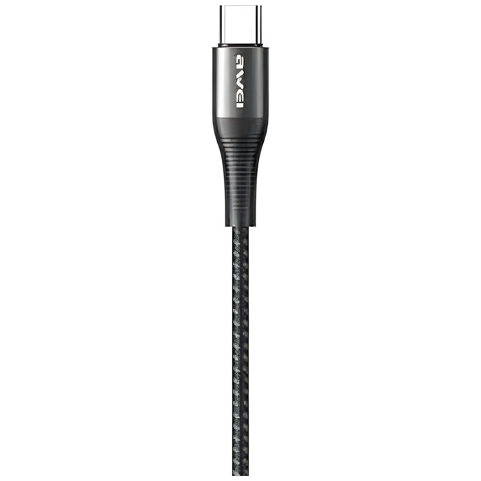 AWEI Adapter CL-116T USB-C / Klinke 3.5 schwarz / schwarz