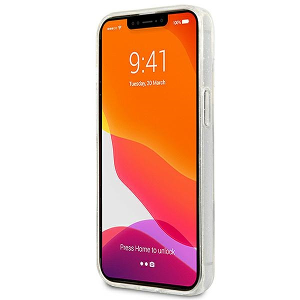  GUESS   13 Mini Glitter 4G Big Logo Clear Hardcase