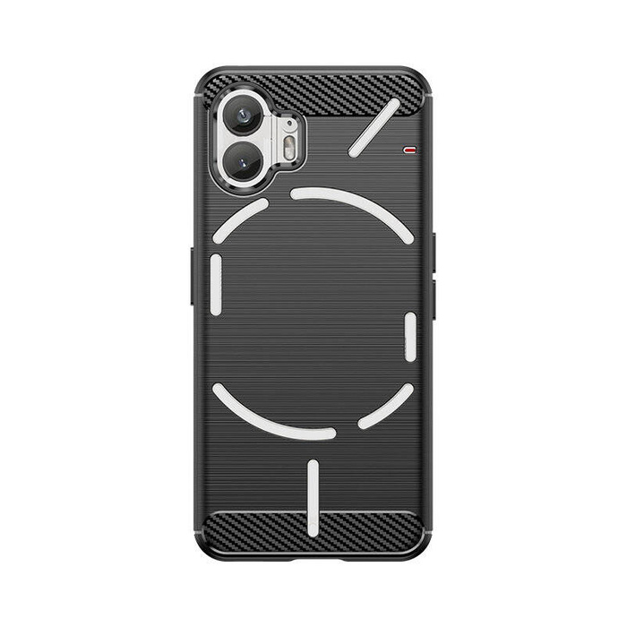 Funda de silicona Carbon Case para Nothing Phone 2 - negra