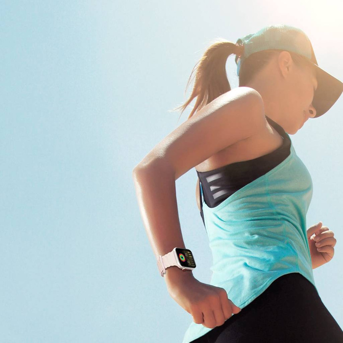 Řemínek Dux Ducis Strap (Armor Version) řemínek Apple Watch Ultra, SE, 8, 7, 6, 5, 4, 3, 2, 1 (49, 45, 44, 42 mm) silikonový magnetic náramek růžovo-fialový