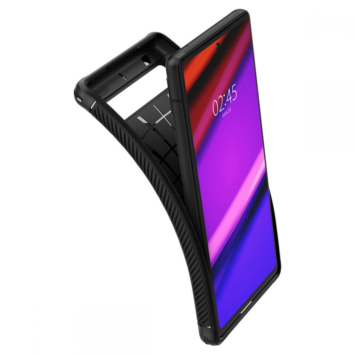 Spigen Rugged Armor Google Pixel 6a MATTE Cover NERO
