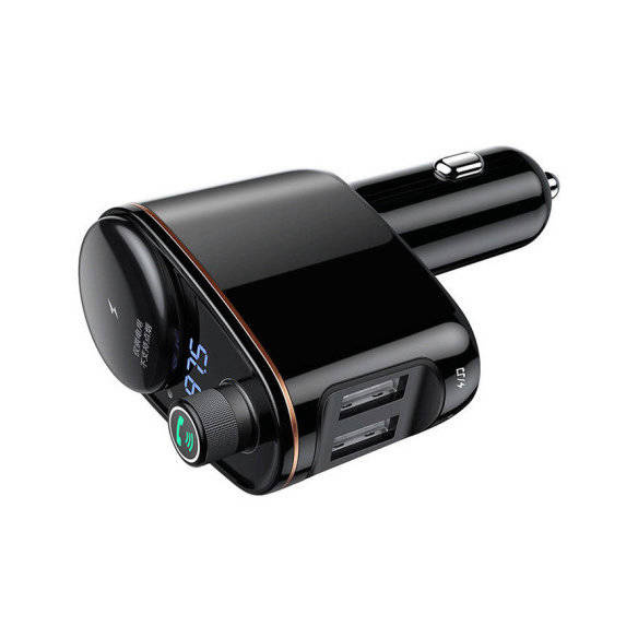 Émetteur FM de voiture Bluetooth/USB Baseus S-06 (édition outre-mer) - noir