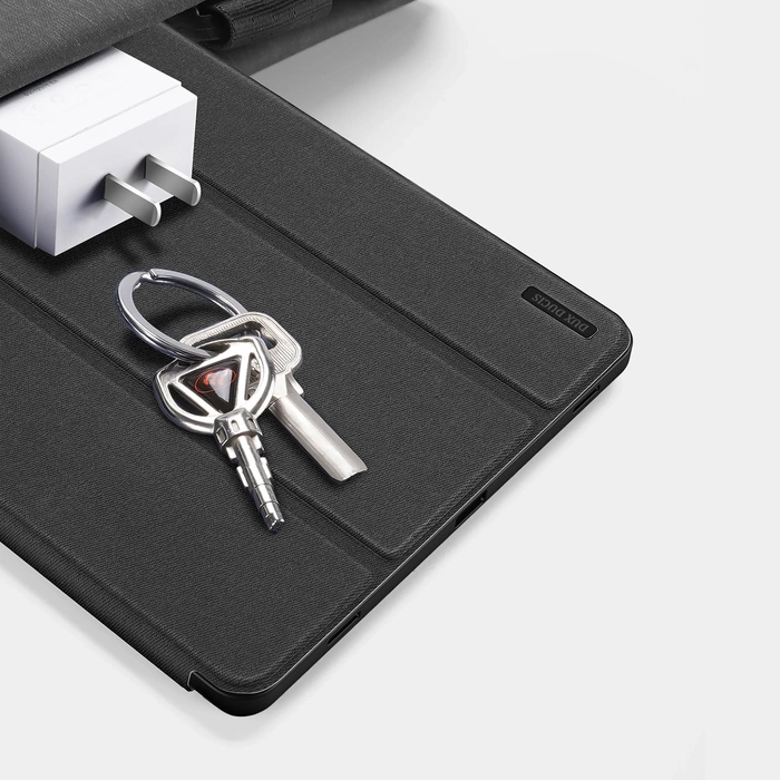 Dux Ducis Domo Samsung Galaxy Tab S9 FE Hülle mit Ständer - Schwarz