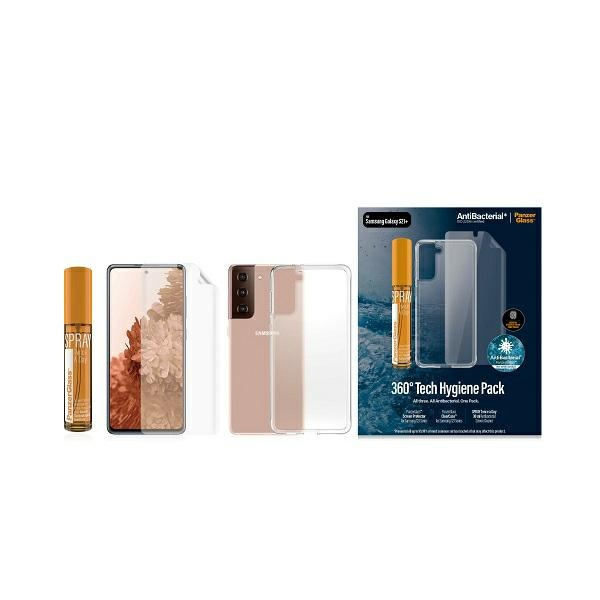 PanzerGlass Set Start Sam S21+ TPU screen protection, Case ClearCase, Spray 30ml