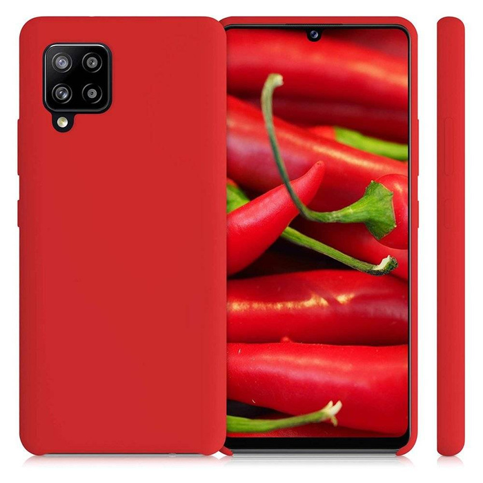 Silicone Case flexible silikonouveau coque couverture Samsung Galaxy A42 5G rouge