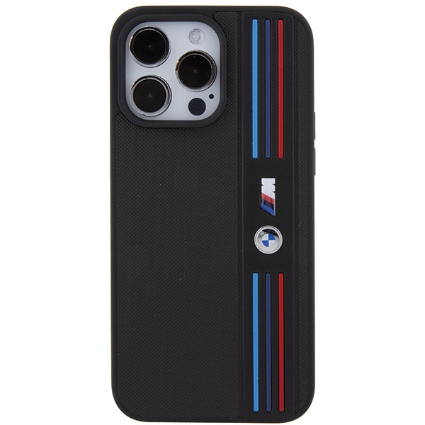 Cover Bmw Bmhcp15l22ppmk IPhone 15 Pro 6,1" Nero/Nero Collezione M Tricolore Case