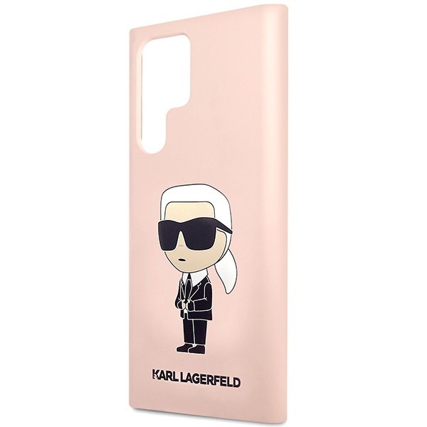 Obal Karl Lagerfeld Silicone NFT Ikonik - Obal Samsung Galaxy S23 Ultra (růžový) Case