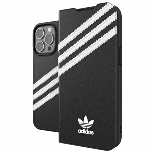 Adidas OR Booklet Case PU iPhone 13 Pro / 13 6.1" schwarz weiß/schwarz weiß 47112