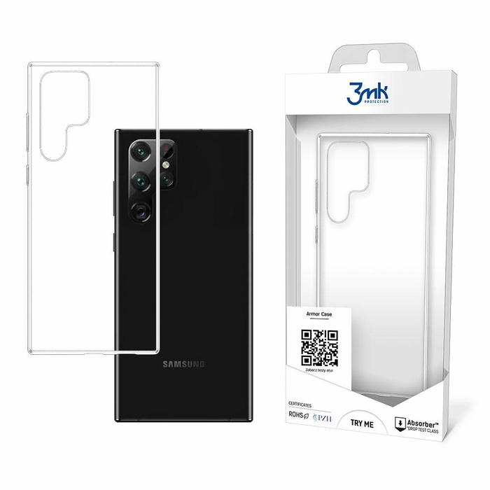 Pouzdro 3mk Galaxy S22 Ultra Armor Clear Case