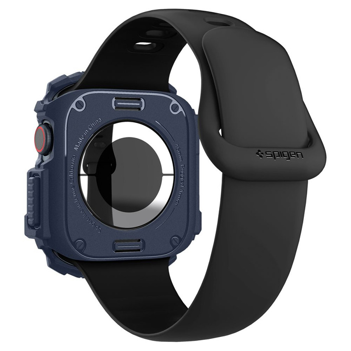 Hülle Spigen Rugged Armor Apple Watch 10 (46 MM) MARINEBLAU