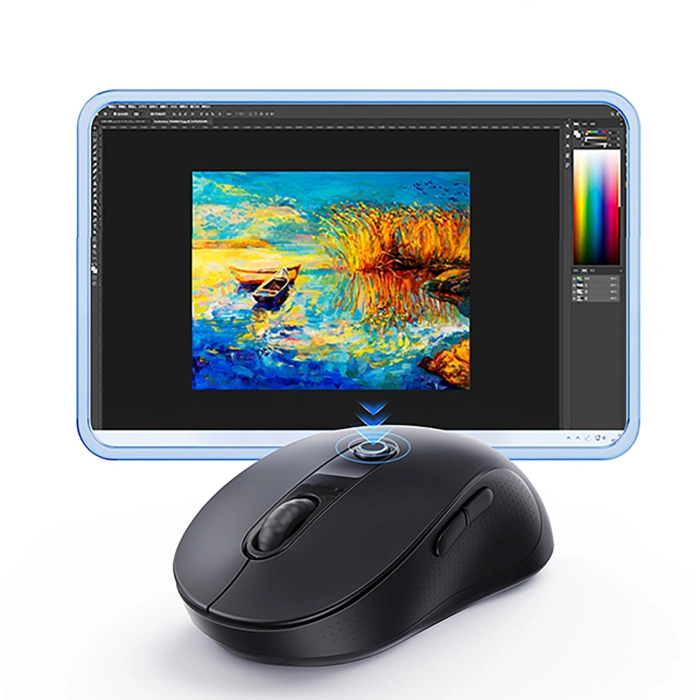 Mysz bezprzewodowa Baseus F02 ergonomiczna Bluetooth - czarna