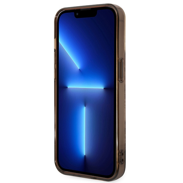 Hülle GUESS Apple iPhone 14 Pro Max Porzellan Sammlung Braun Hartcase