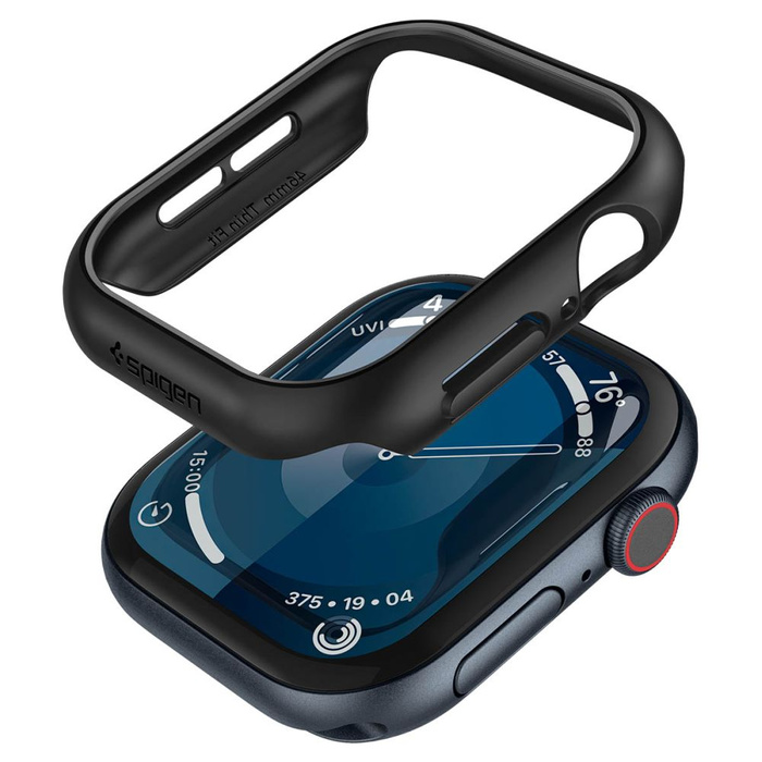Hülle Spigen Thin Fit Apple Watch 10 (42 MM) SCHWARZ