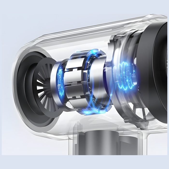 USAMS Odkurzacz samochodowy 6w1 XJ series czarny/black ZB291XCQ01 (US-ZB291)