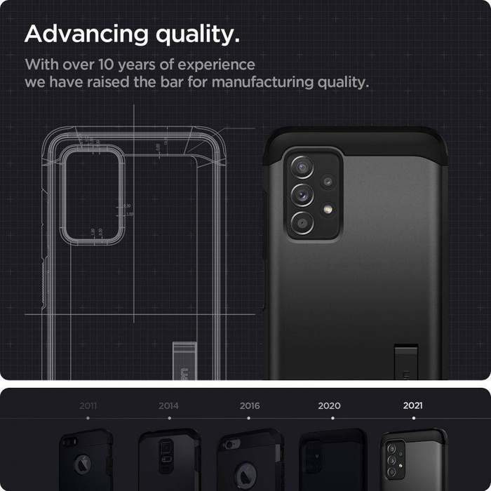   Galaxy A52 LTE / 5G Tough Armor Black Case