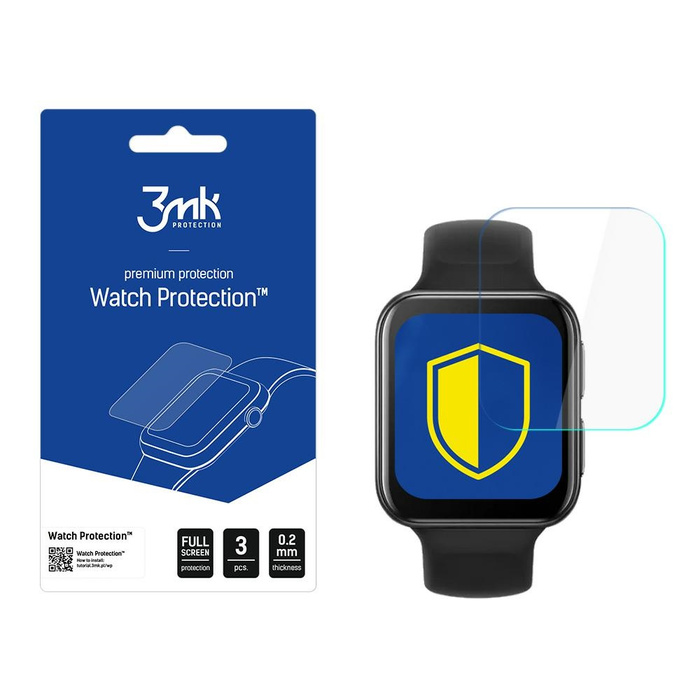 3MK Oppo Watch 2 42mm ARC Película protectora de pantalla completa