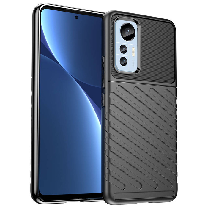 Thunder Case étui pour Xiaomi 12 Lite étui en silicone noir