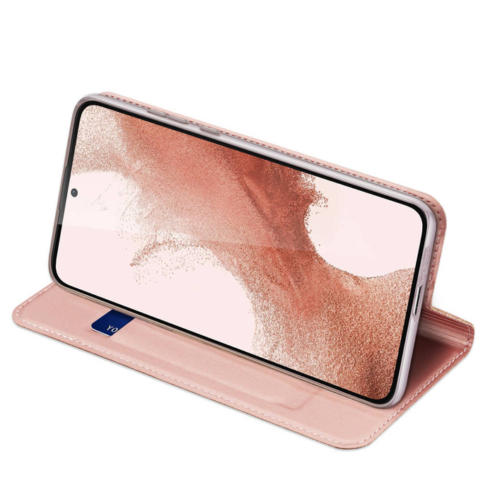 Dux Ducis Skin Pro Hülle für Samsung Galaxy S23+ Flip Cover Card Wallet Stand Pink