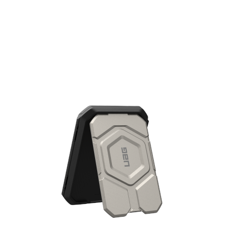 UAG Magnetic Wallet - portfel i podstawka, kompatybilny z MagSafe (black/titanium)