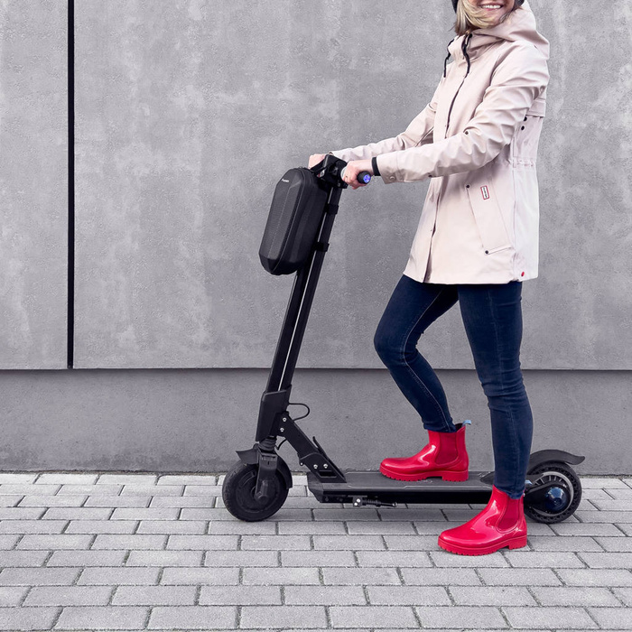 Wozinsky wasserdichte Scooter Lenkertasche 4l Lenkertasche schwarz (WSB2BK)