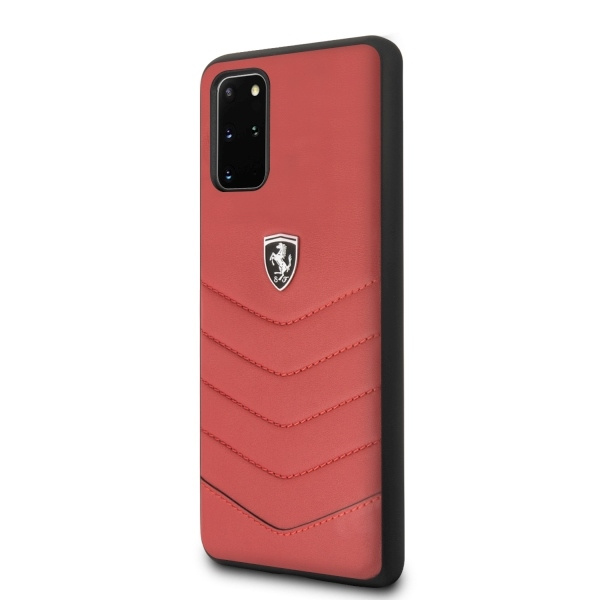 Coque FERRARI Etui rouge patrimoine pour Samsung Galaxy S20 Plus