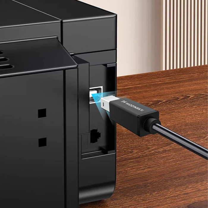 Kabel Wozinsky WKDDY1S USB-B - USB-C 1m - czarny