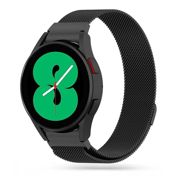 TECH-PROTECT óraszíj Samsung Galaxy Watch 4 40/42/44/46 MM Milaneseband &quot;2&quot; fekete