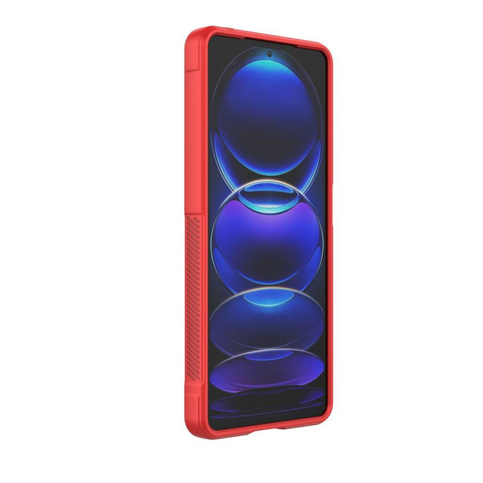 Pouzdro Magic Shield pro Xiaomi Redmi Note 12 Pro+ flexibilní pancéřový kryt červený