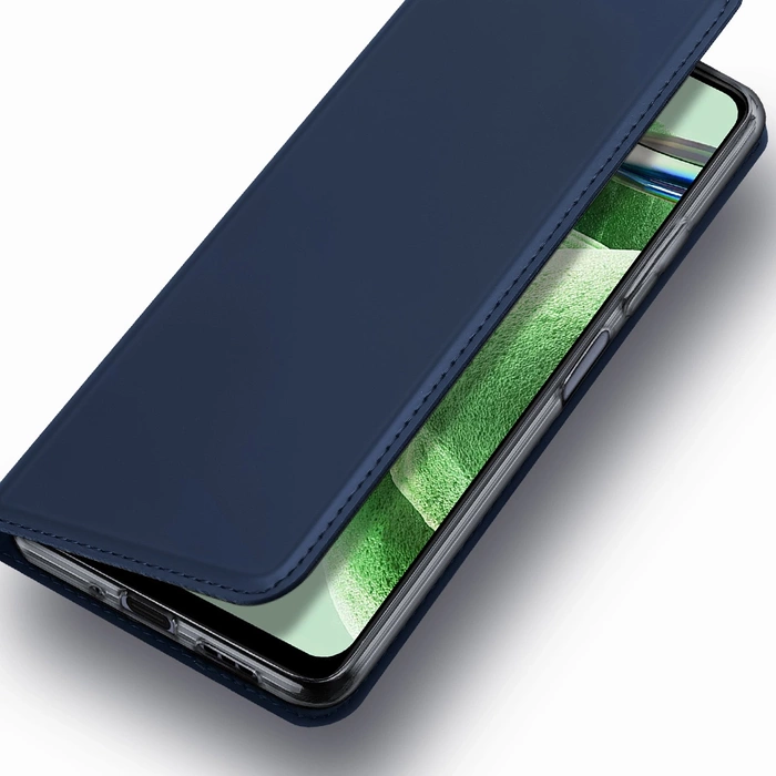 [B WARE] Dux Ducis Skin Pro Hülle für Xiaomi Redmi Note 12 Pro+ Flip Cover Card Wallet Stand Blau