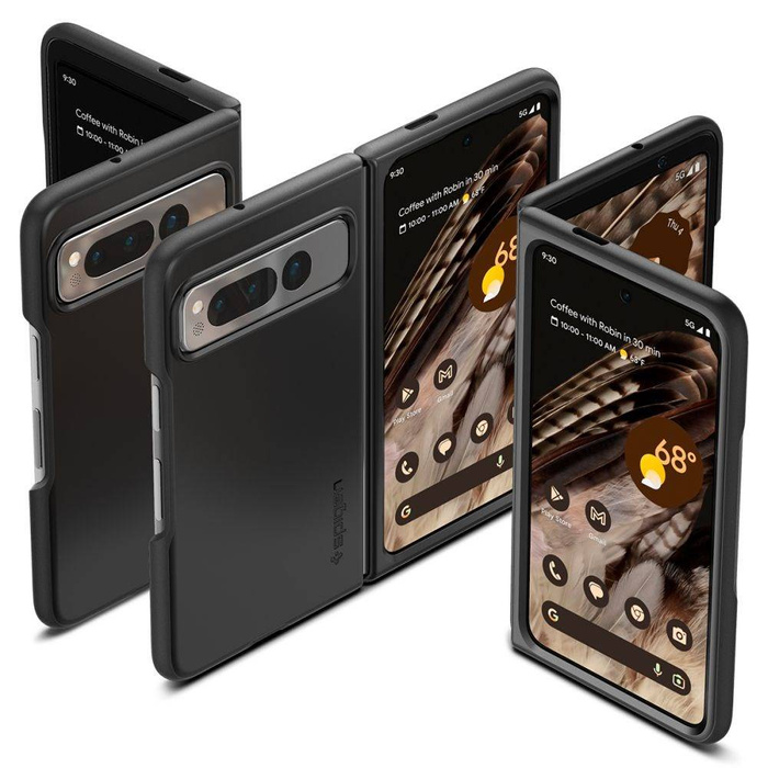 Hülle Spigen Thin Fit Google Pixel Fold Schwarz Case