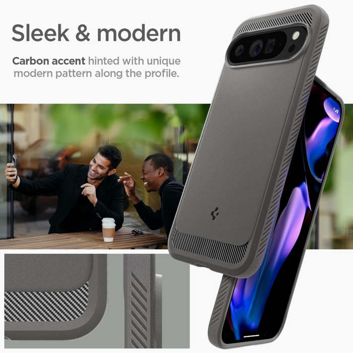 Spigen Rugged Armor GOOGLE PIXEL 9 PRO XL GRIGIO MARMO