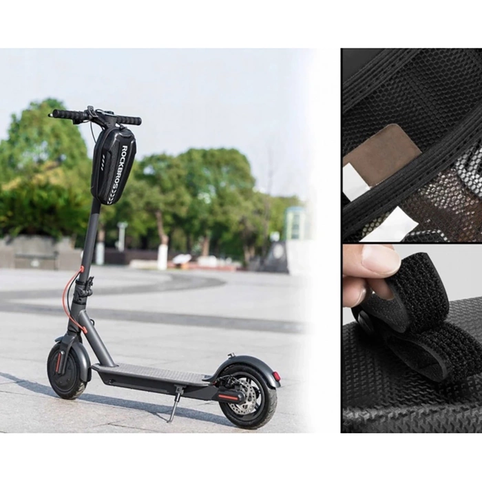 Rockbros B62-1 Fahrradtasche für Lenker oder Rahmen 3 l - Schwarz