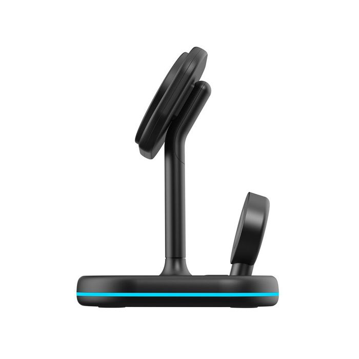 TECH-PROTECT QI15W-A27 3IN1 MagNETIC MagSafe WIRELESS CHARGER BLACK