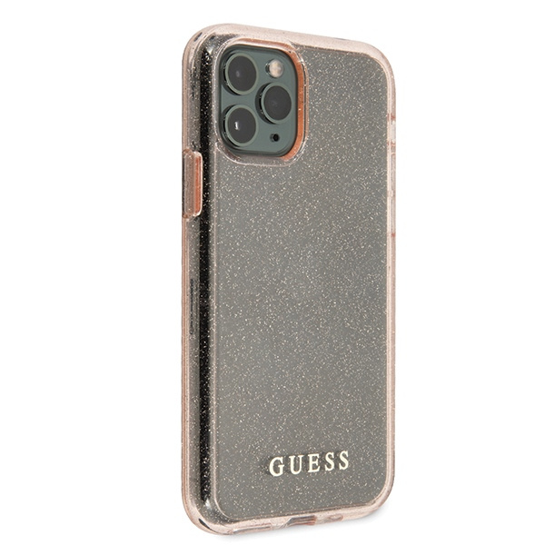 Puzdro GUESS Apple iPhone 11 Pro Glitter Pink Case