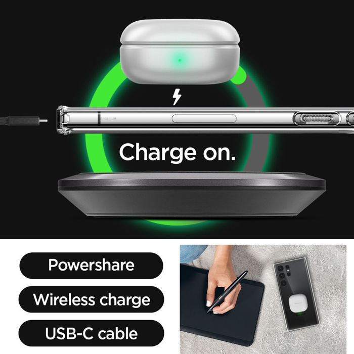 Obal Spigen Ultra Hybrid Galaxy S23 Ultra Crystal Clear Case