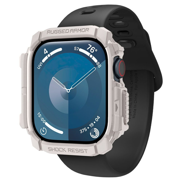 Hülle Spigen Rugged Armor Apple Watch 10 (46 MM) DÜNE BEIGE