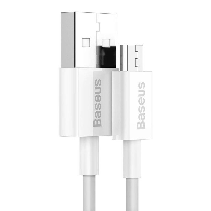 Baseus Superior cavo USB - cavo di ricarica rapida micro USB 2A 1m bianco (CAMYS-02)